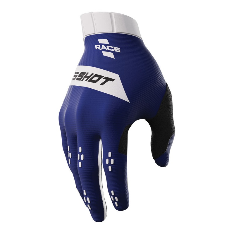 Shot Race Gloves Blue 8