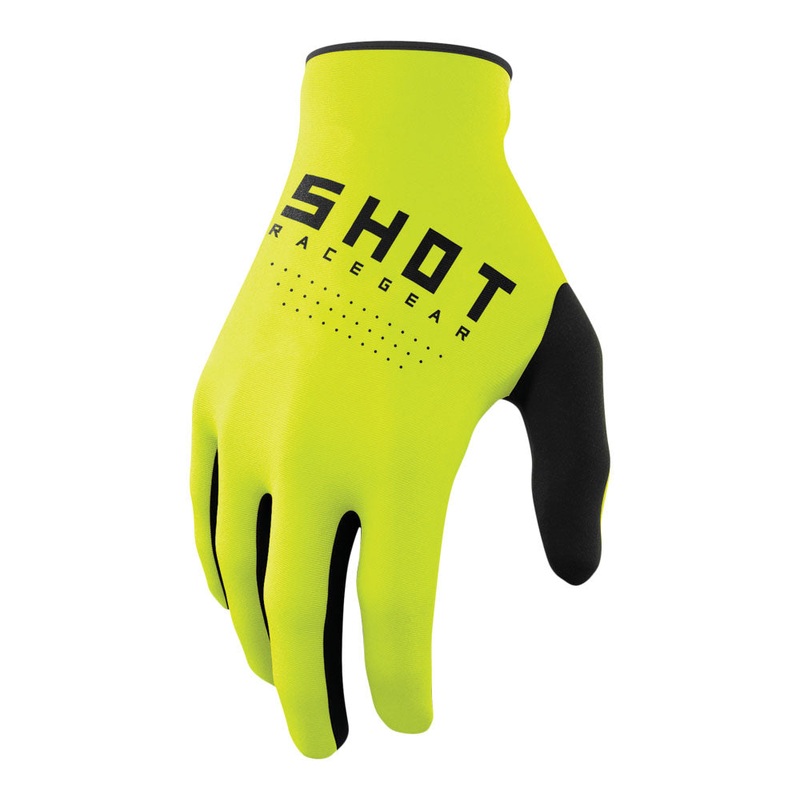 Shot Raw Gloves Neon Yellow 8