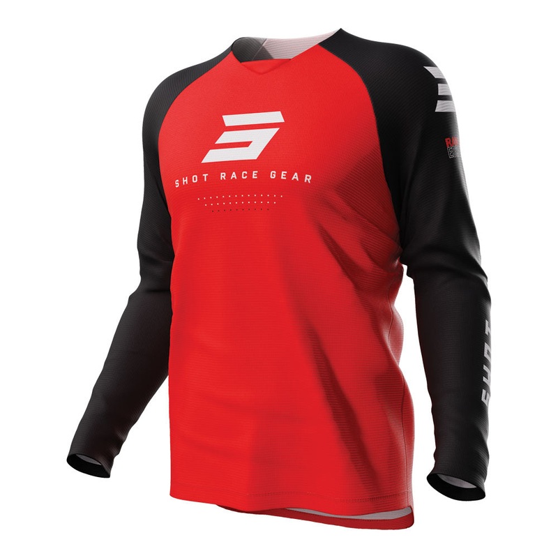 Shot Raw Kid Escape Jersey Red 4-May