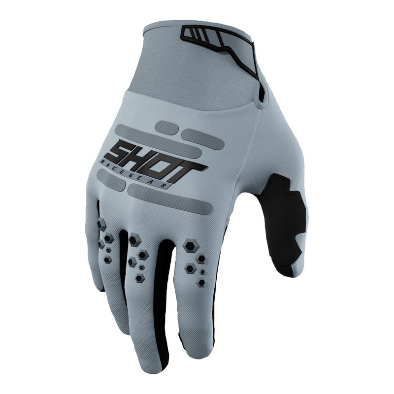 Shot Vision Gloves Grey 8/S