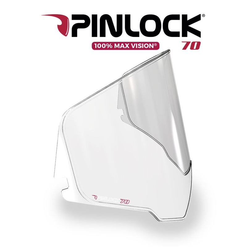 AGV 100% MAX VISION PINLOCK LENS 70 CLEAR DUAL 1 AX9