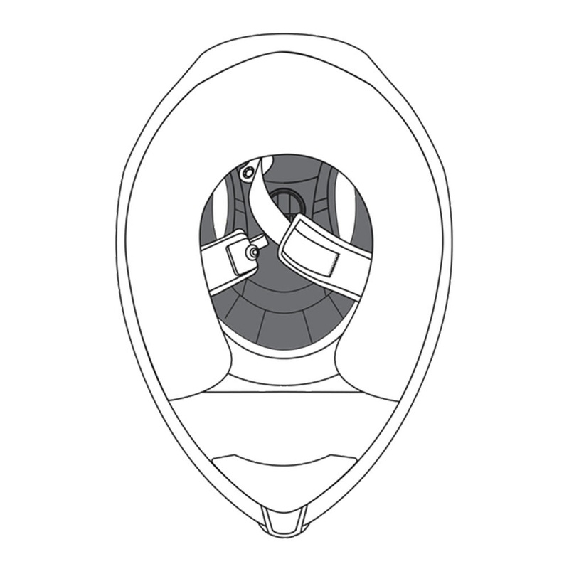 AGV REMOVABLE CROWN PAD COMPACTT XS