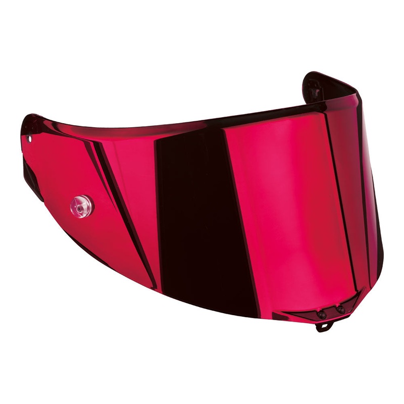 AGV VISOR SCRATCH RESISTANT RACE 3 MPLK IRIDIUM RED