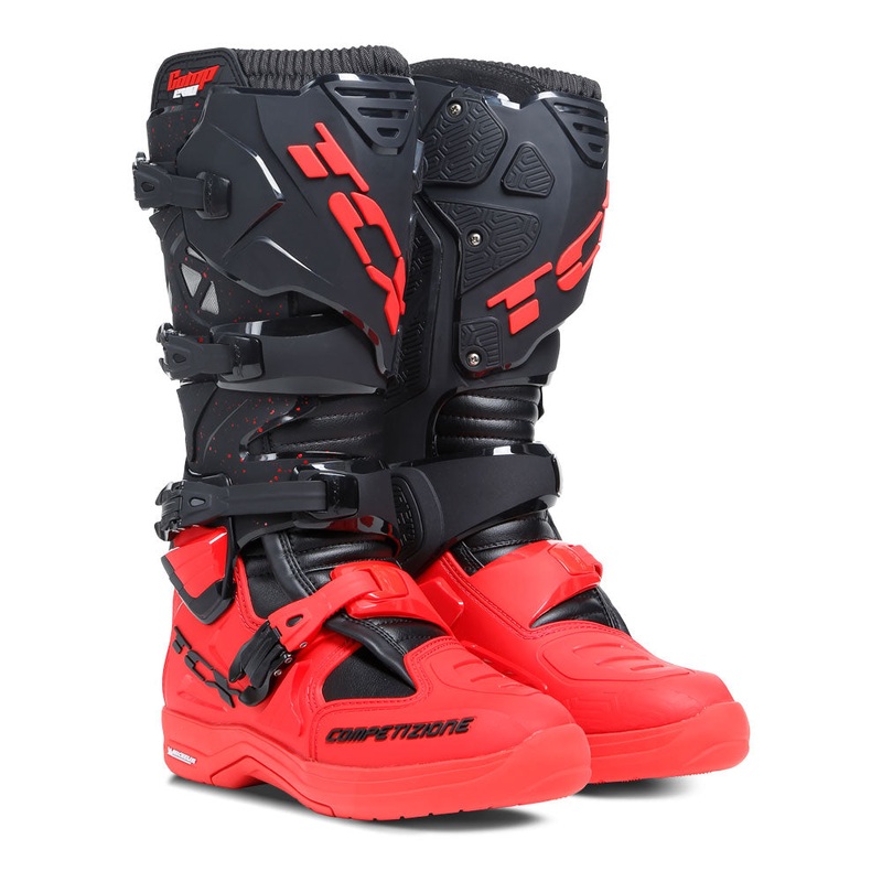 TCX COMP EVO 2 MICHELIN BOOTS BLACK/RED EU 40 / US 7