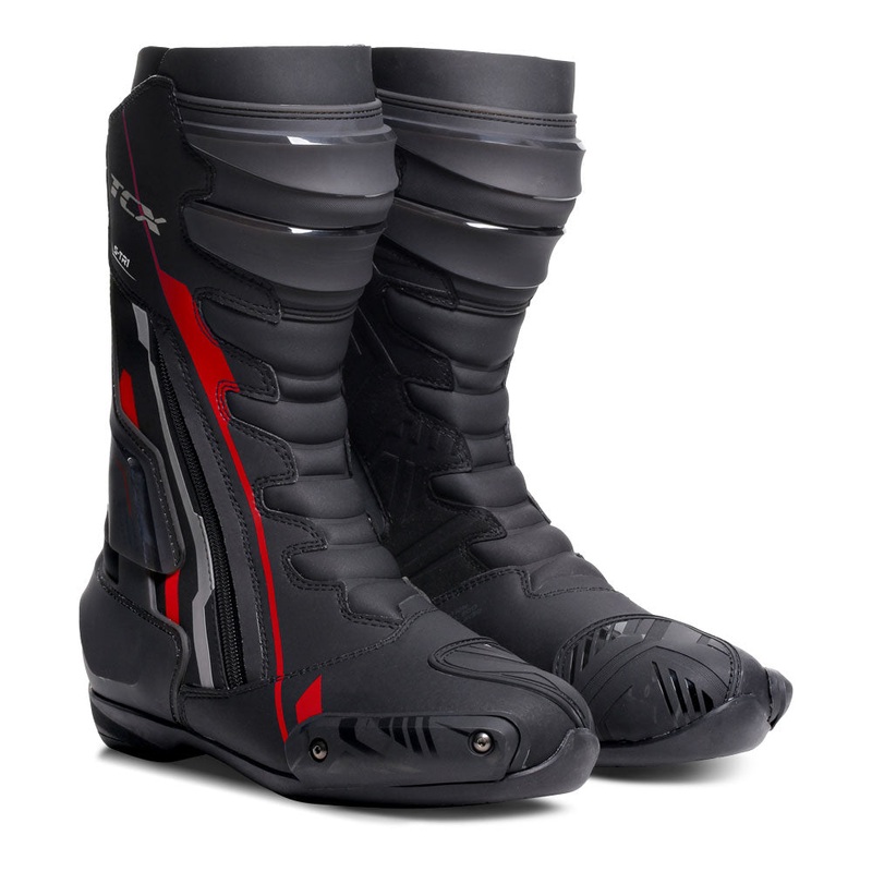 TCX S-TR1 BOOTS BLACK/RED/WHITE EU 38 / US 5