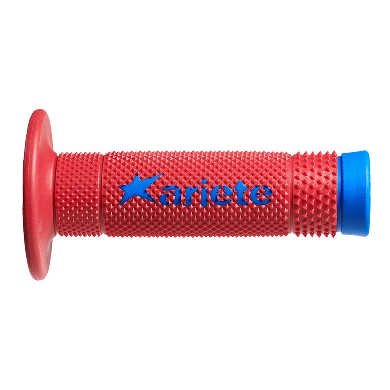 ARIETE HAND GRIPS – VULCAN – OFF ROAD – RED BLUE : 02643-AR
