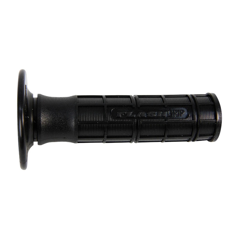 ARIETE MOTORCYCLE HAND GRIPS – MX – FLASH – 120mm Closed End – BLACK