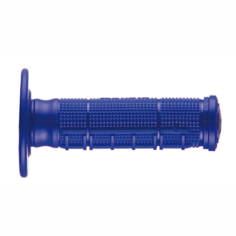 ARIETE MOTORCYCLE HAND GRIPS – MX – UNITY HALF WAFFLE – BLUE