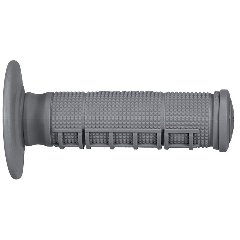 ARIETE MOTORCYCLE HAND GRIPS – MX – UNITY HALF WAFFLE – MEDIUM GRAY M