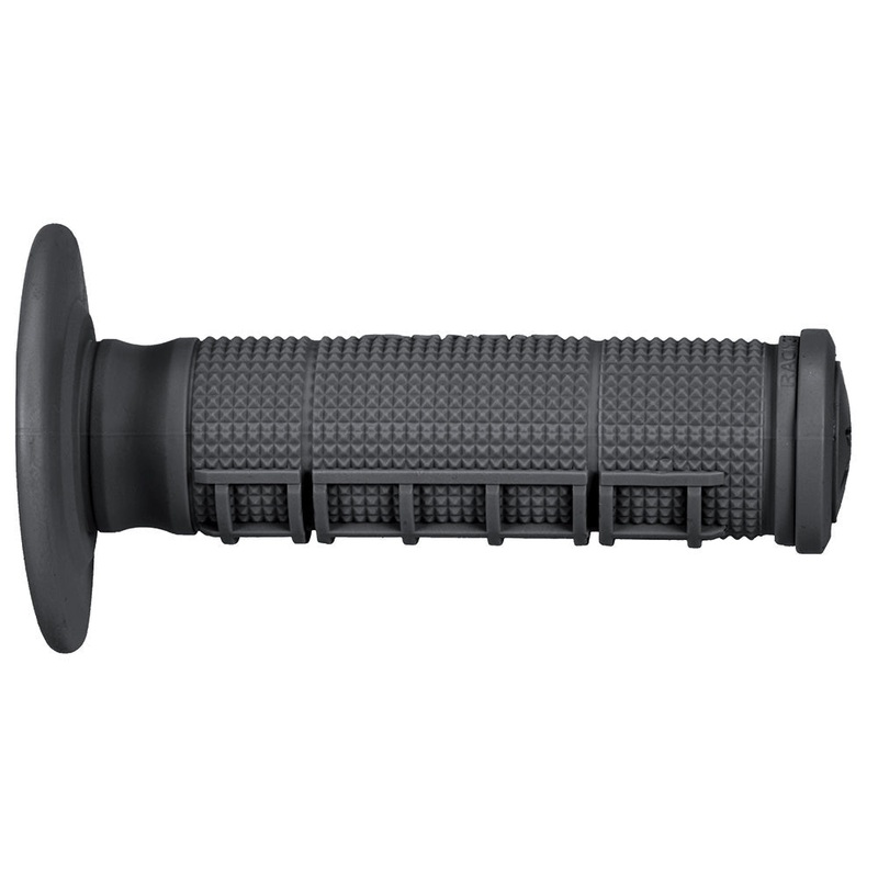 ARIETE MOTORCYCLE HAND GRIPS – MX – UNITY HALF WAFFLE – SOFT BLACK