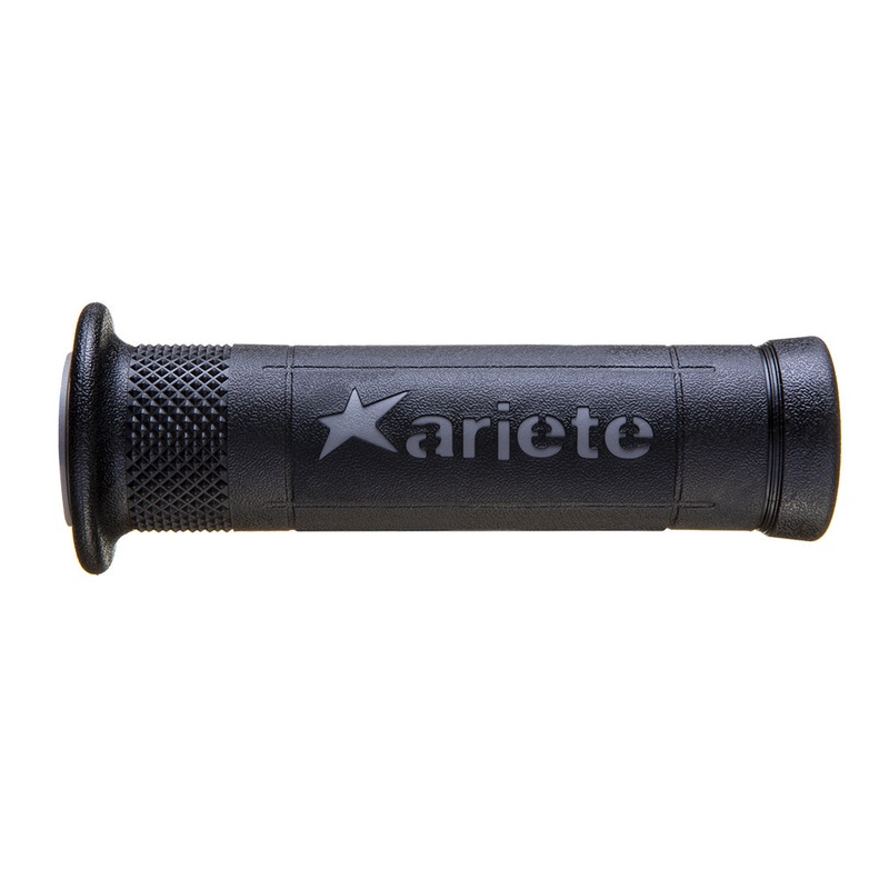 ARIETE MOTORCYCLE HAND GRIPS – ROAD – ARIRAM – BLACK GREY