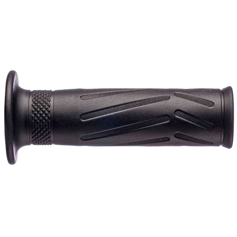 ARIETE MOTORCYCLE HAND GRIPS – ROAD – YAMAHA STYLE – 120mm Open End – BLACK