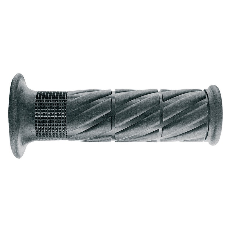 ARIETE MOTORCYCLE HAND GRIPS – ROAD – YAMAHA STYLE – SUPER SOFT – 120mm Open End – BLACK