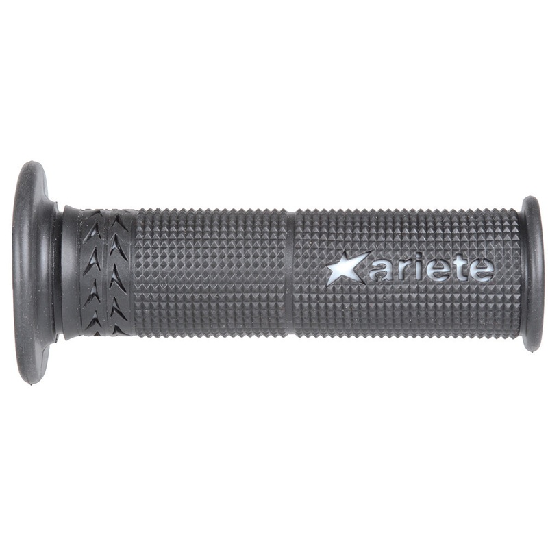 ARIETE MOTORCYCLE HAND GRIPS – SUPERBIKE – ESTORIL – 120mm Open End – BLACK WHITE