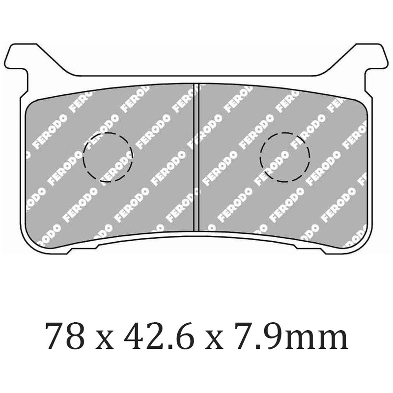 FERODO Race Brake Disc Pad Set – FDB2300 XRAC