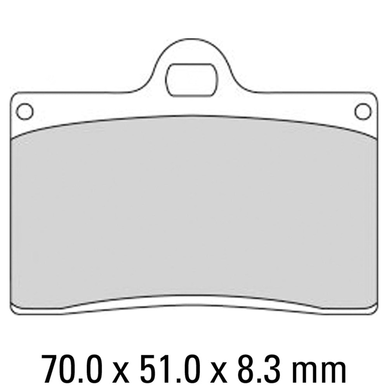 FERODO Race Brake Disc Pad Set – FRP408 XRAC