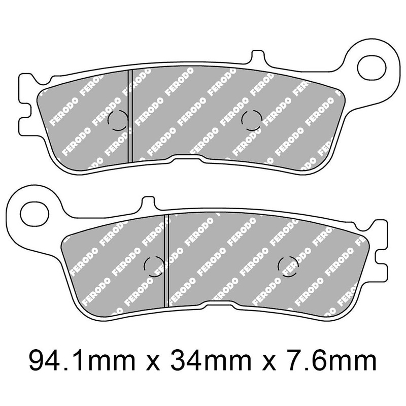 FERODO SinterGrip Racing Brake Pad Set – FDB2323  ZRSinter Grip ZR Compound – Competition