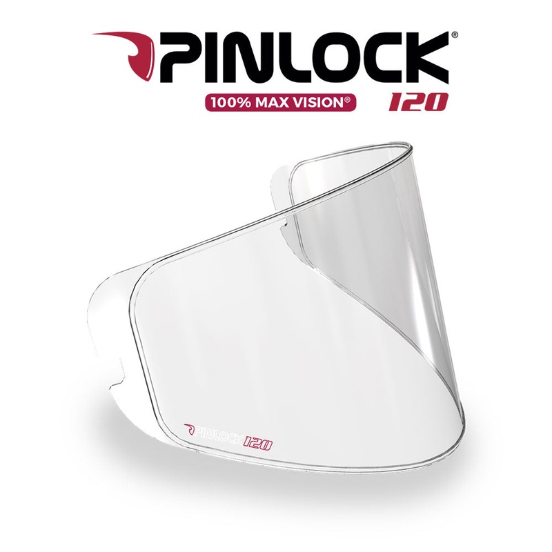 AGV 100% MAX VISION PINLOCK LENS 120 CLEAR RACE 3 VISOR