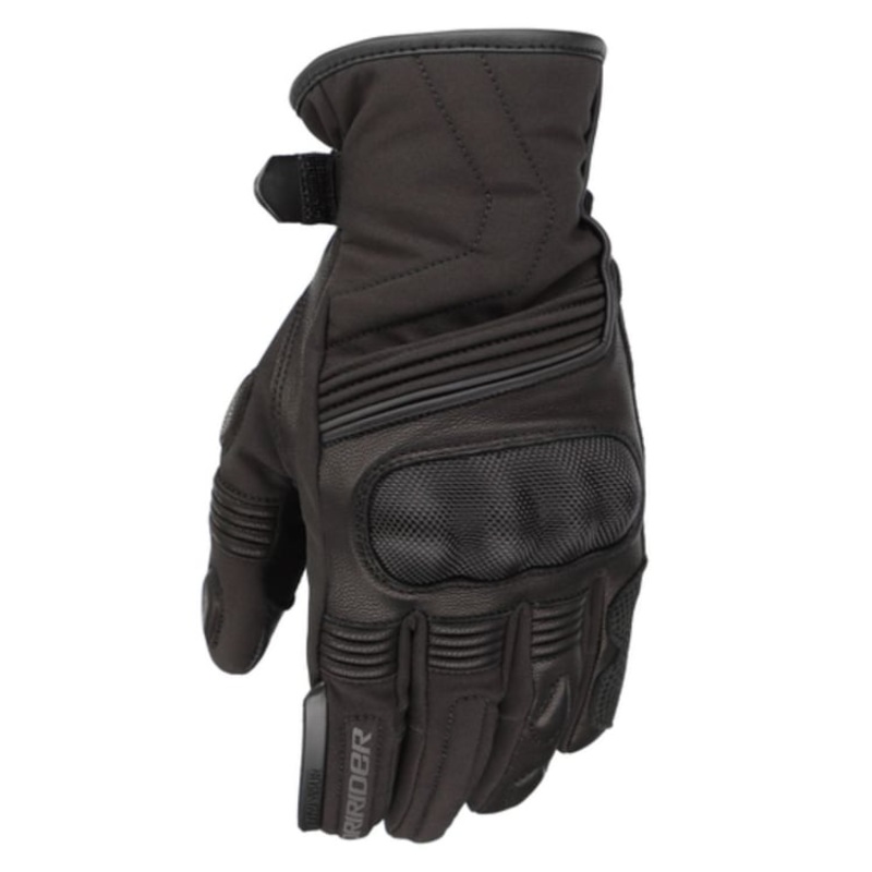 Dririder Typhoon Leather Gloves XS Black