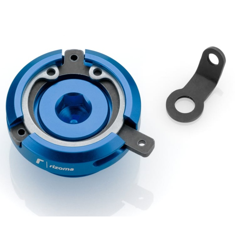 Rizoma TP008 M20x2.5 Blue Oil Filler Cap