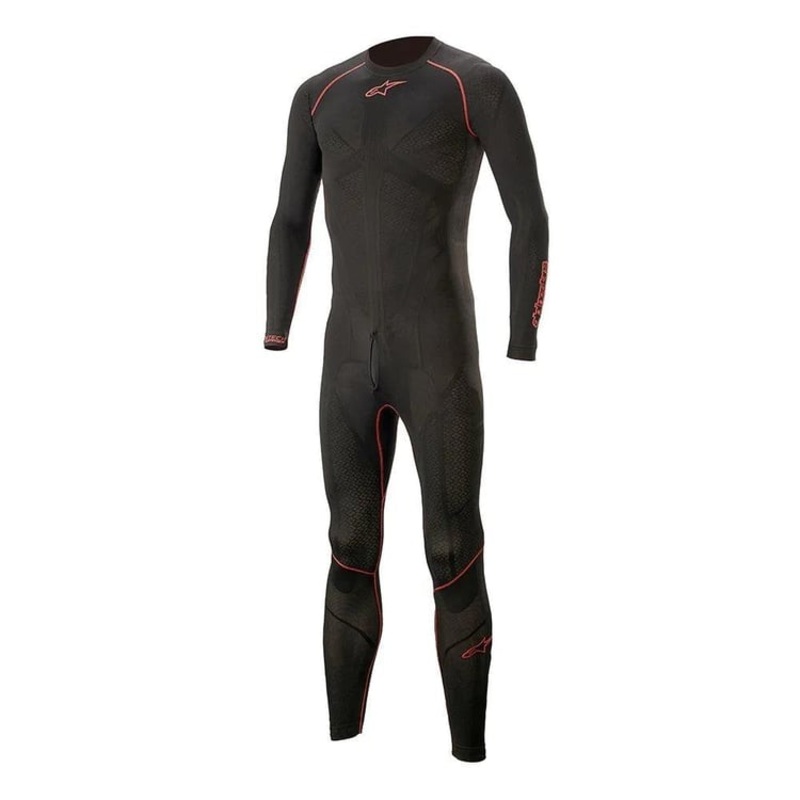 Alpinestars Ride Tech Lite One Piece Undersuit XS-S Smoke Black/Red