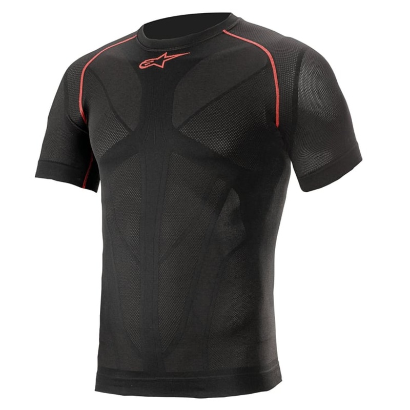 Alpinestars Ride Tech V2 Summer Short Sleeve Black/Red Top XS-S