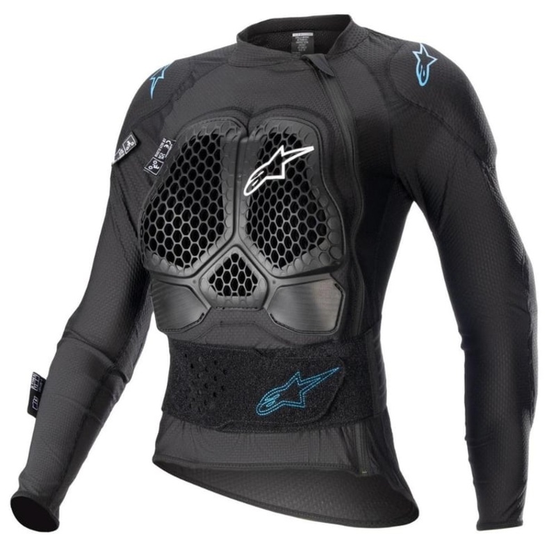 Alpinestars Women’s Stella Bionic Action V2 Protection Jacket S Black/Cyan