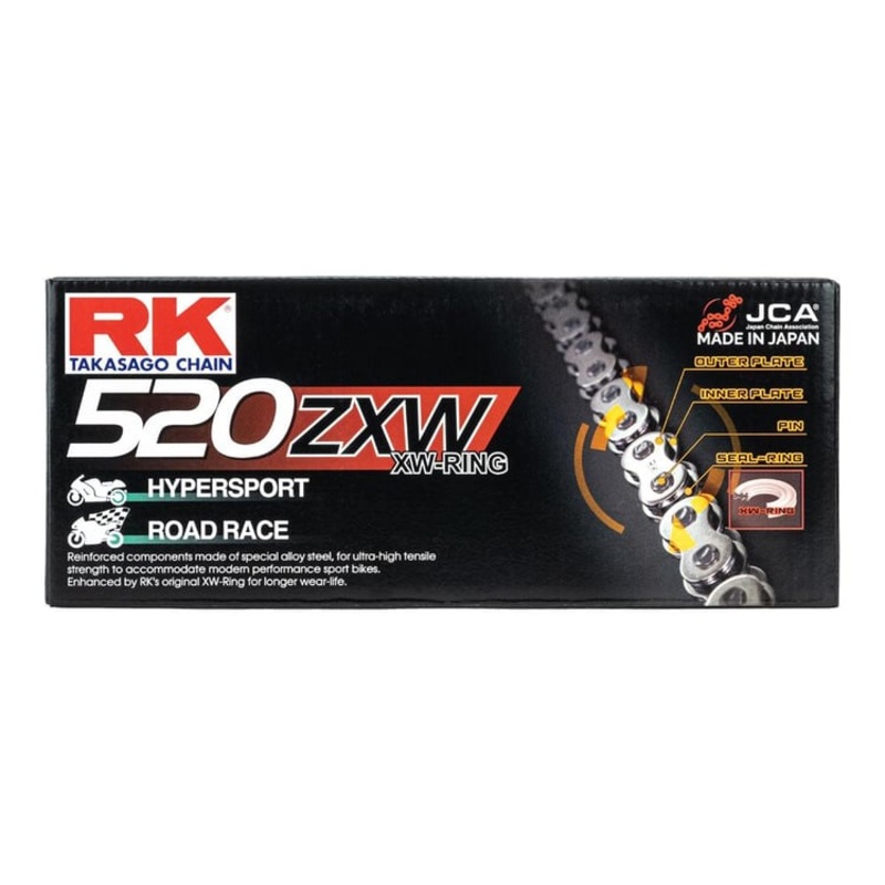 RK CHAIN 520ZXW – 120 LINK