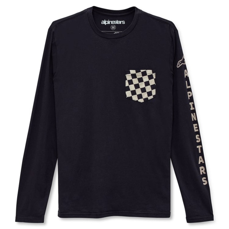 Alpinestars Check Long Sleeve Shirt S Black
