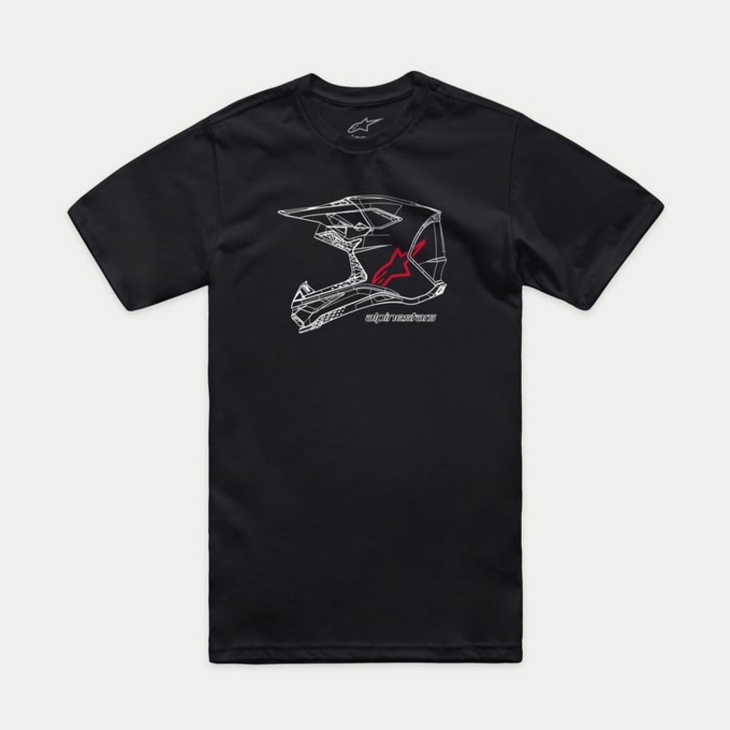 Alpinestars MX Helmet CSF T-Shirt S Black