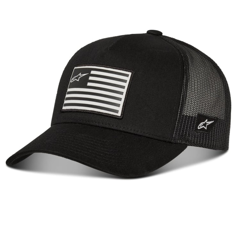 Alpinestars Flag Snapback Hat One Size Black