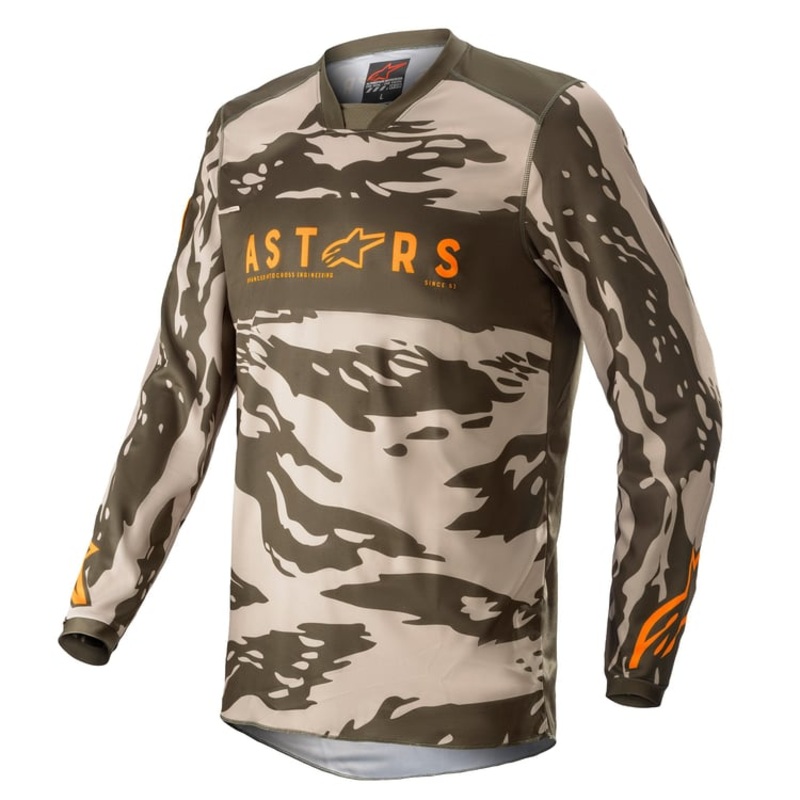 Alpinestars Racer Tactical Jersey – 2022 S Sand/Tangerine