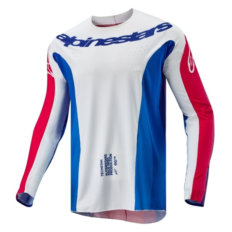 Alpinestars Techstar Pneuma Jersey – 2024 S Navy/Light Blue