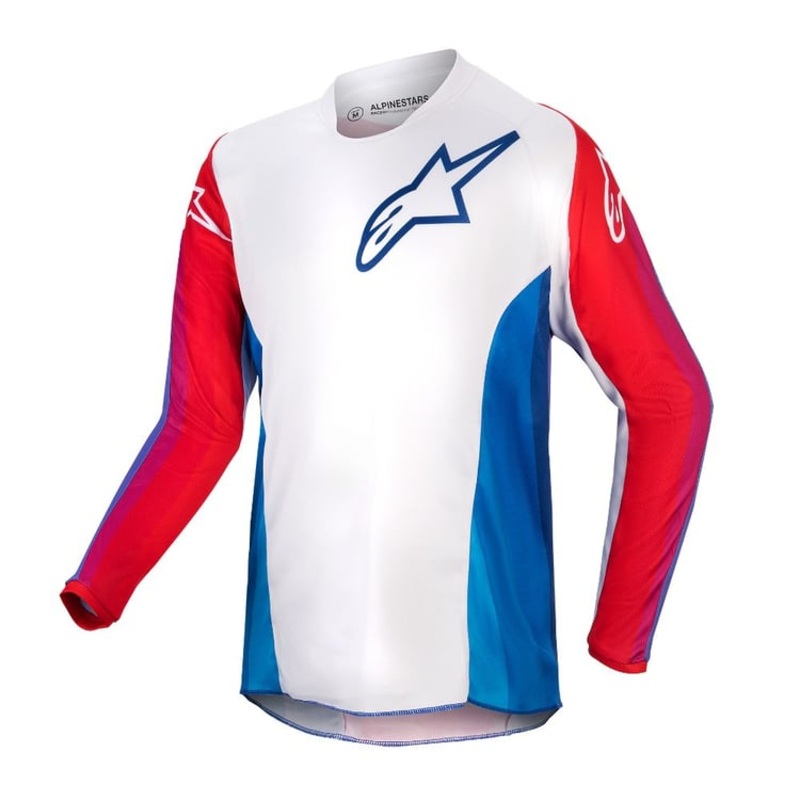 Alpinestars Youth Racer Pneuma Jersey – 2024 S Blue/Red/White