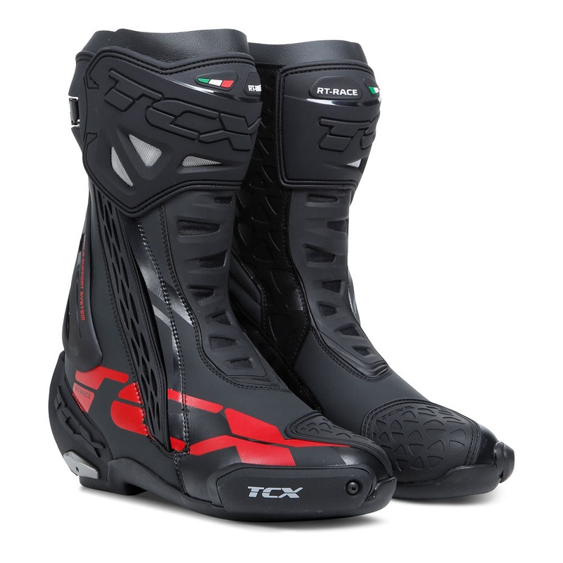 TCX RT-RACE BOOTS BLACK/GREY/RED EU 40 / US 7