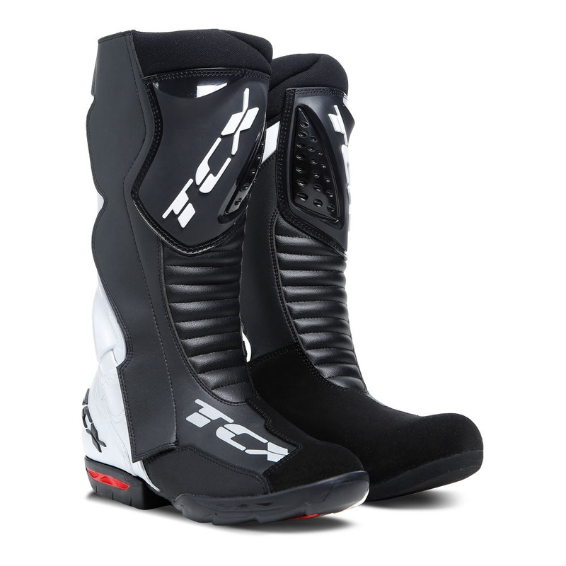 TCX – TCS SPEEDWAY BOOTS BLACK/WHITE EU 42 / US 8.5
