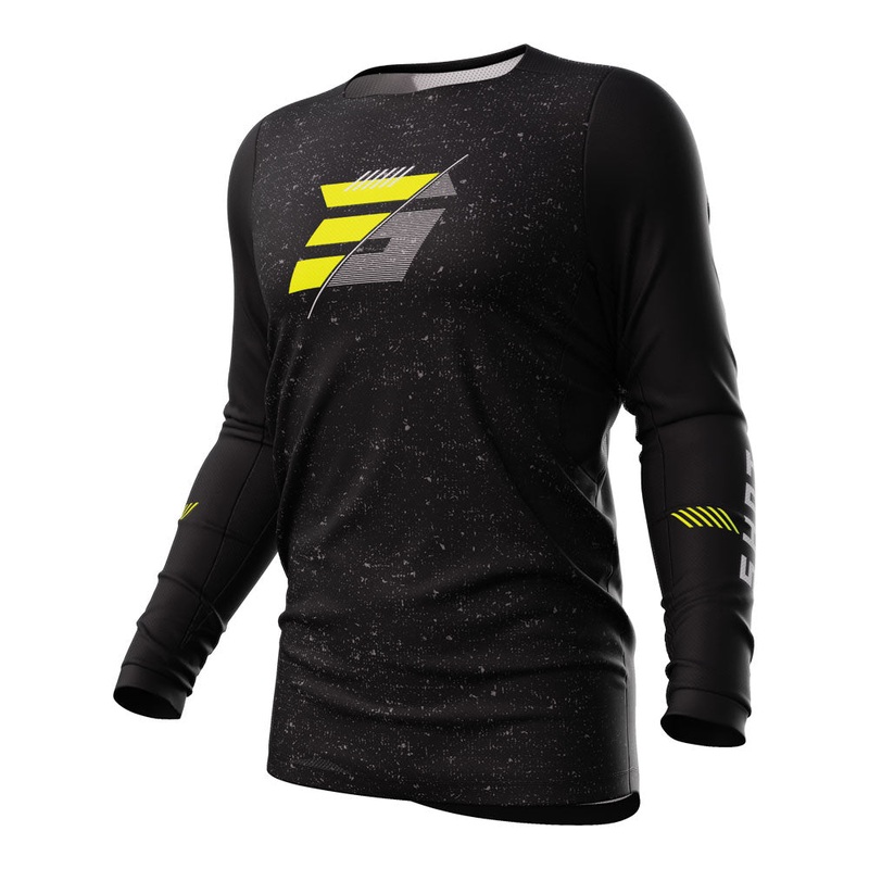 Shot Contact Speck Jersey Black/Neon Yellow XS