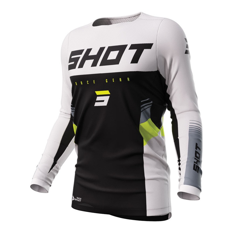 Shot Contact Tracer Jersey Black XS