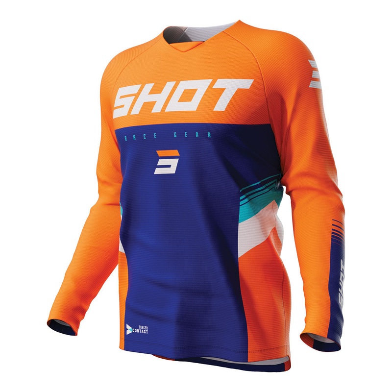 Shot Raw Kid Tracer Jersey Neon Orange 4-May