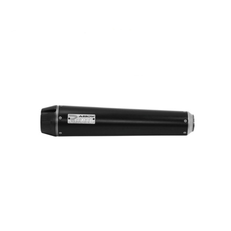 ARROW 74505RB Silencer – REBEL Nichrom Dark Silencer with Carbon End Cap KAWASAKI Vulcan S 650