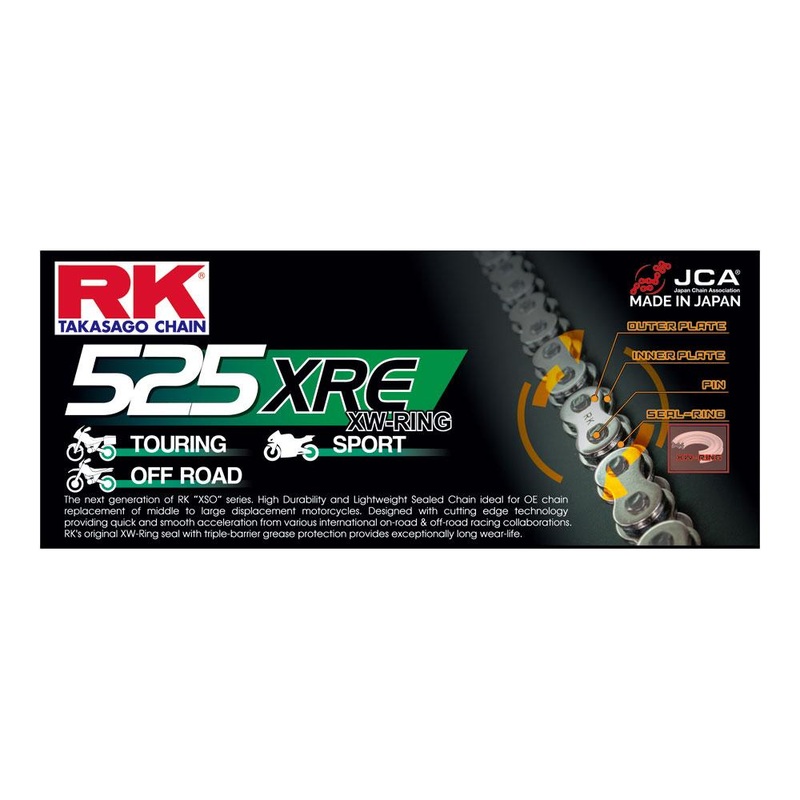 RK CHAIN 525XRE – 120 LINK