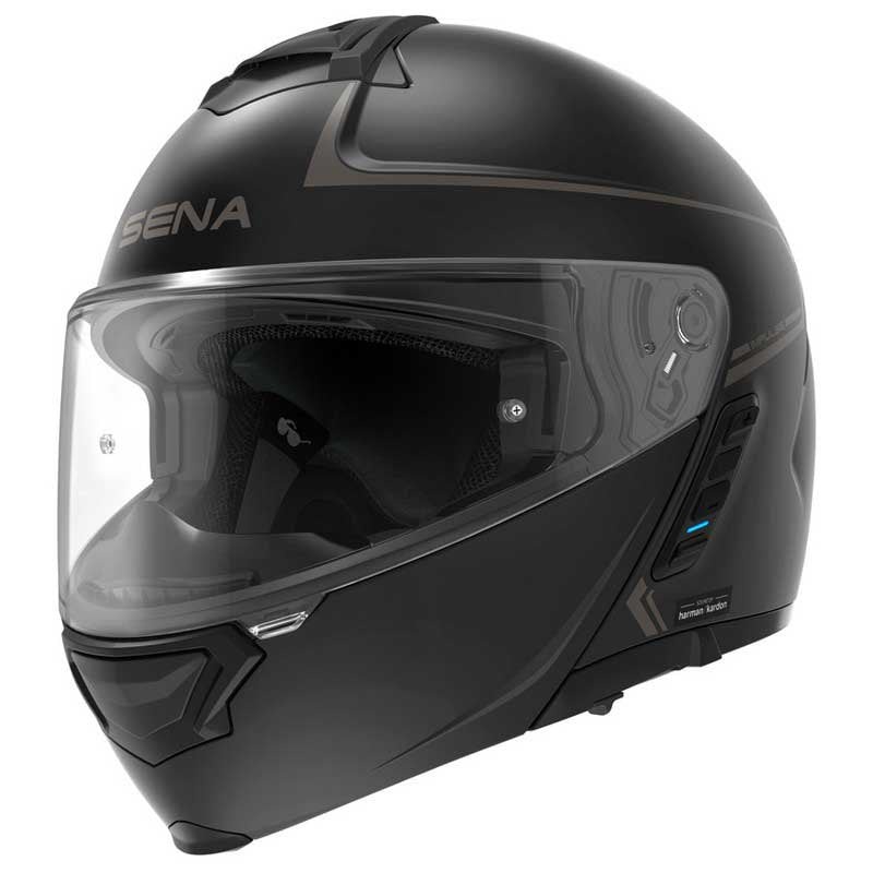 Sena Impulse Modular Smart Helmet With Mesh Intercom – Matt Black S