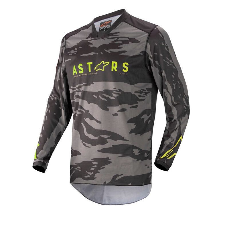 Alpinestars 2022 Racer Tactical Jersey – Black Grey Camo Yellow Fluo S