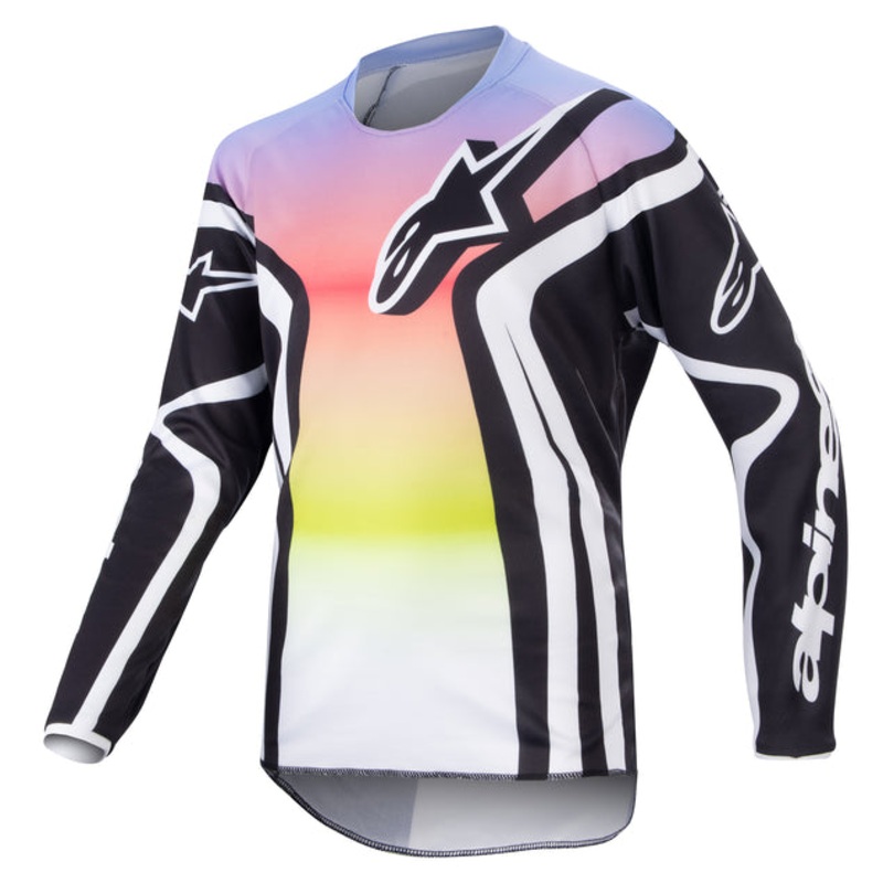 Alpinestars 2023 Youth Racer Semi Jersey – Black Multi Color L