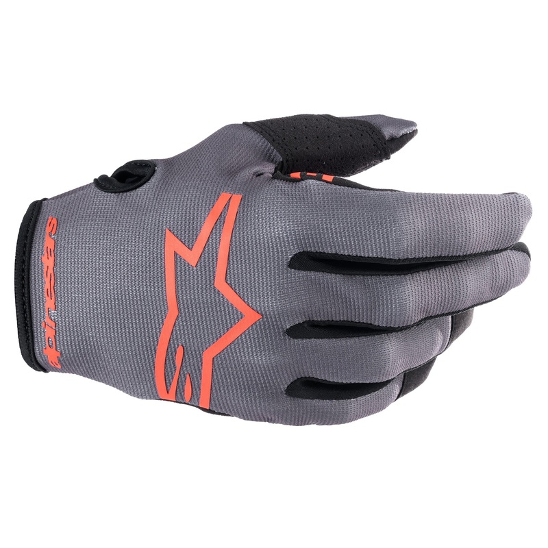 Alpinestars 2023 Youth Radar Gloves – Magnet Neo Red 3XS