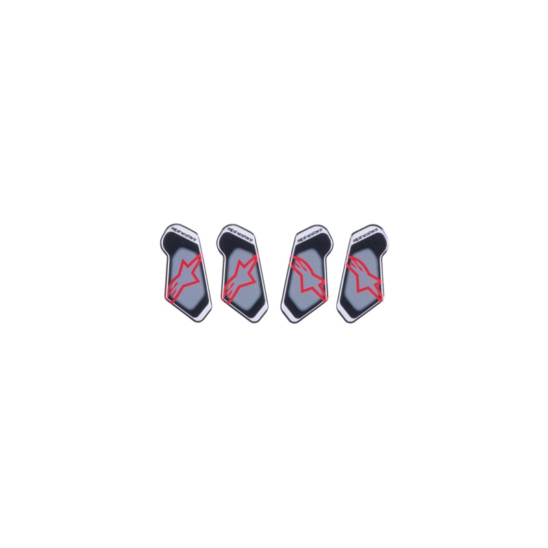 Alpinestars Resin Stikers Set For Rk-7 Knee Brace – Black/Red/White