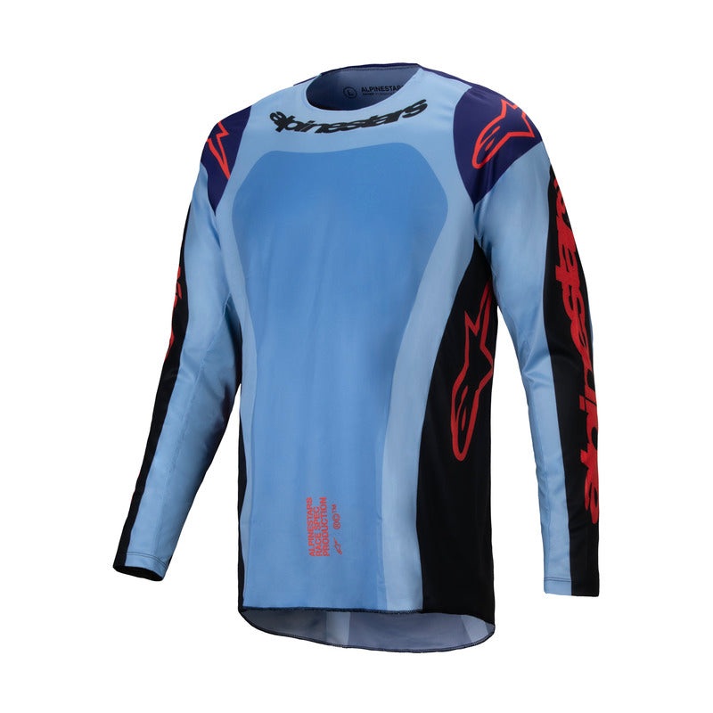 Alpinestars 2025 Racer Ocuri Jersey – Blue Black Fluro Orange S