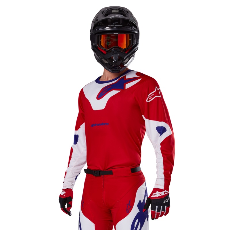 Alpinestars 2025 Racer Veil Jersey – Bright Red White S