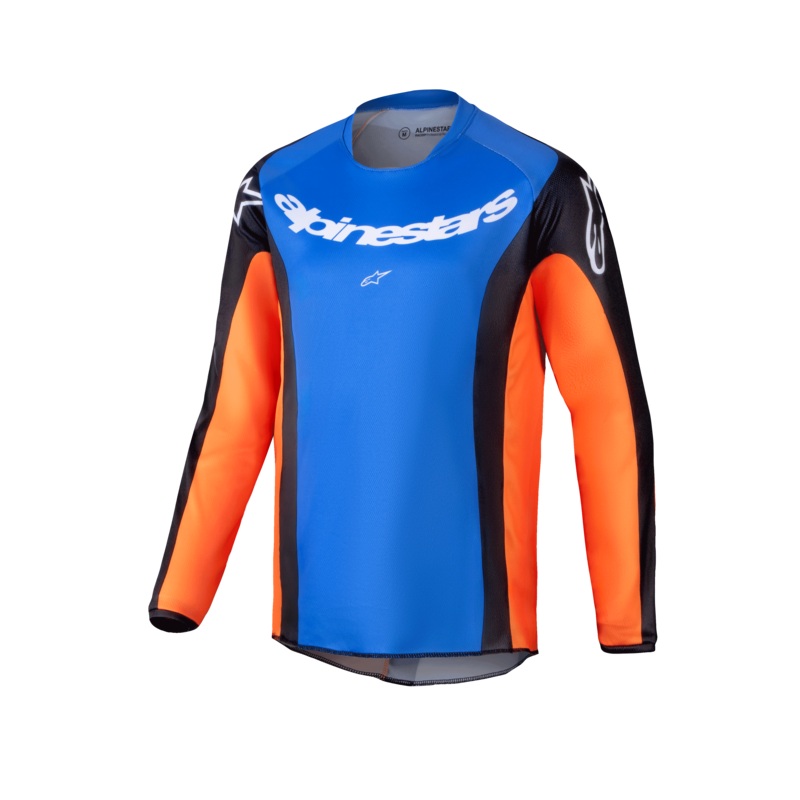 Alpinestars 2025 Youth Racer Melt Jersey – Orange/Blue S