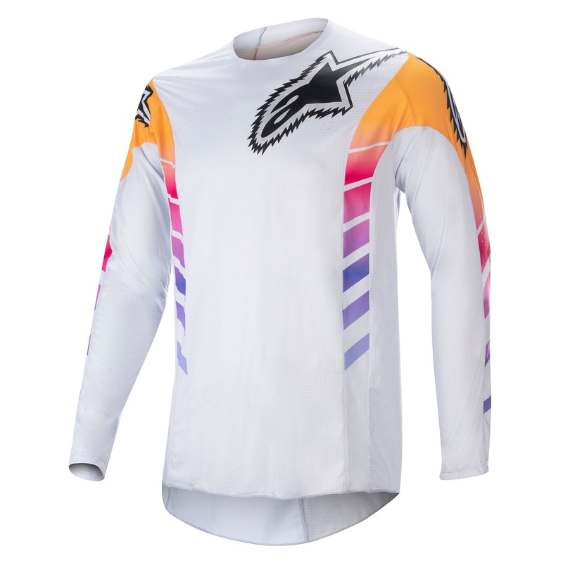 Alpinestars Techstar Daytona 23 Le Jersey – Haze Gray Orangefluro Rhodamine XL